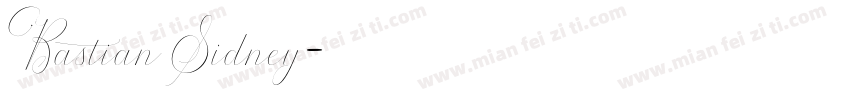 Bastian Sidney字体转换
